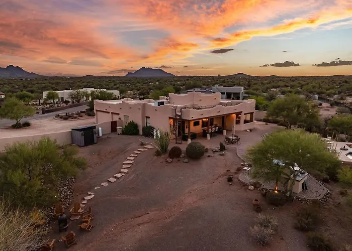 Tranquil Az Mountain View Oasis • Pool & Fire Pit Villa *