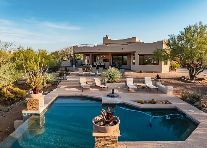 Tranquil Az Mountain View Oasis • Pool & Fire Pit * Scottsdale