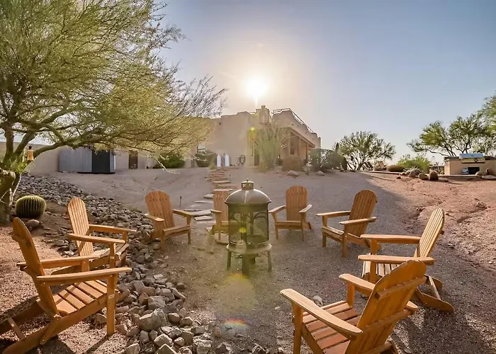 Tranquil Az Mountain View Oasis • Pool & Fire Pit Villa