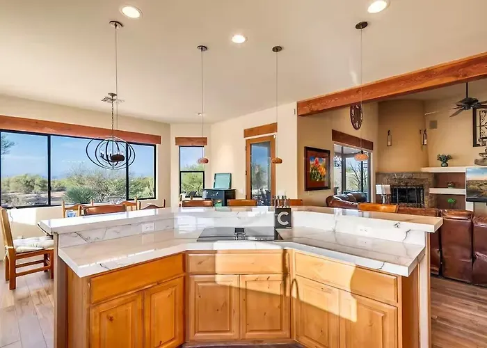 Tranquil Az Mountain View Oasis • Pool & Fire Pit Villa Scottsdale